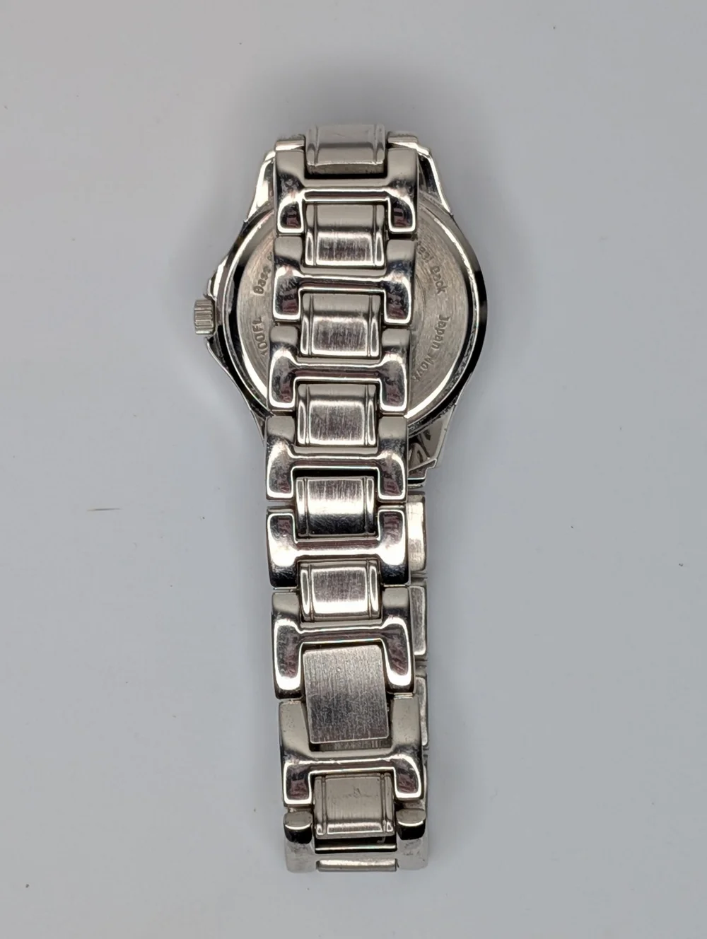 Armitron Now Watch Silver Tone Mother of Pearl Crystal Bezel Water Resistant